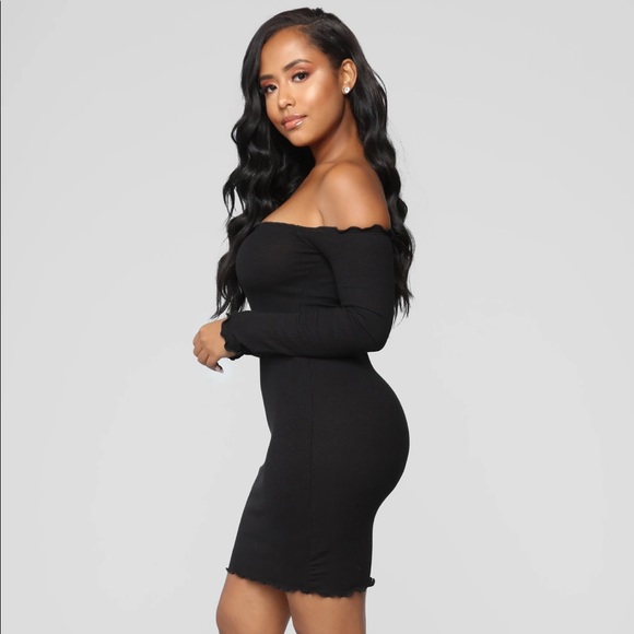 Fashion Nova Off The Shoulder Dress - Picture 3 of 4